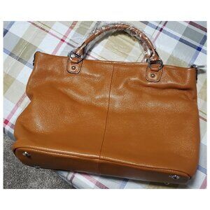 Kattee Women's Soft Genuine Leather Tote Bag, Top Satchel Purses and Handbags